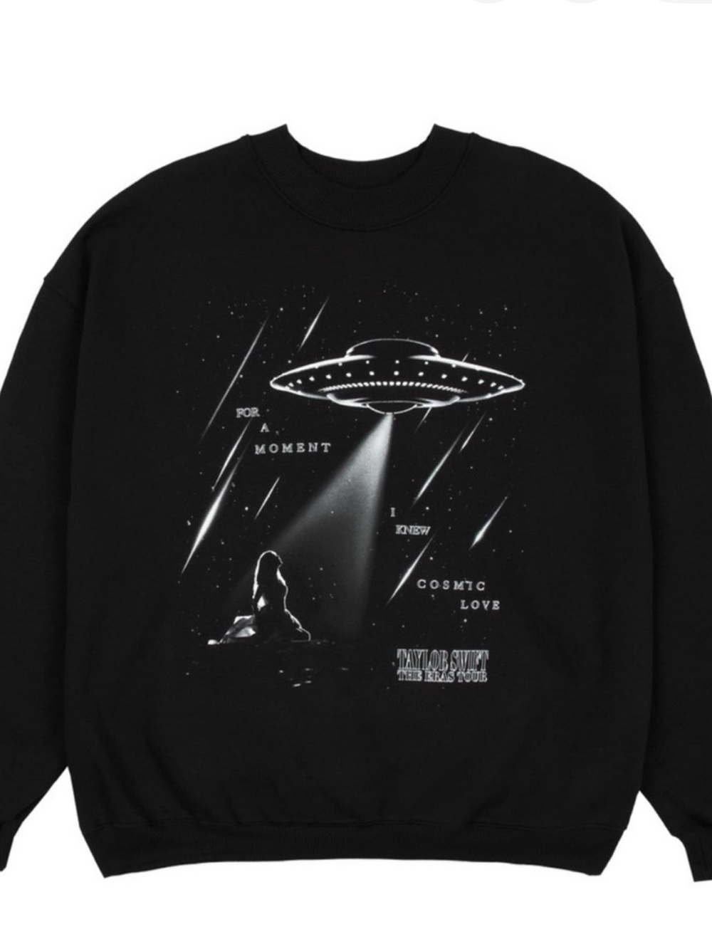 Authentic Taylor Swift Black 'Down Bad' Graphic Crewneck